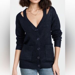 Line & Dot cut out cardigan
